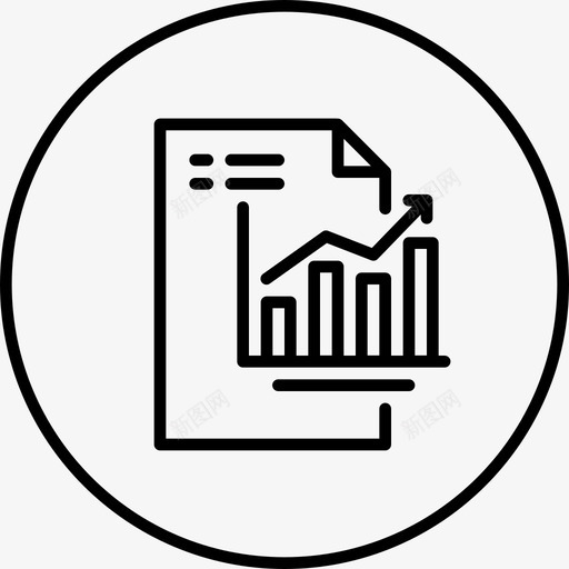 增长业务管理图标svg_新图网 https://ixintu.com 业务 业务环线 增长 报告 管理 进度