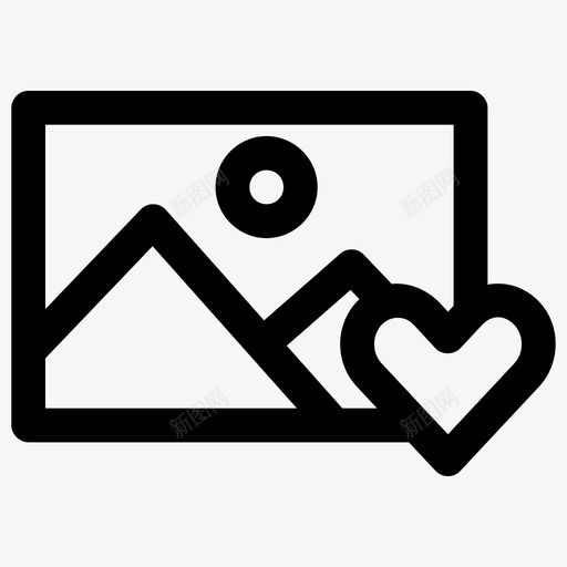 喜欢图像相框图库图标svg_新图网 https://ixintu.com 喜欢图像 图像 图库 图片 照片 相框 视图