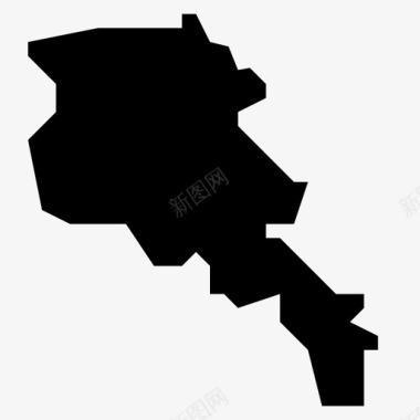 亚美尼亚亚洲国家图标图标