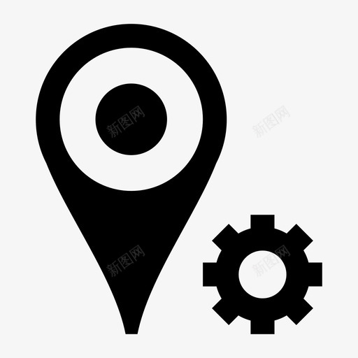 地图定位标志设置地图标志设置方向svg_新图网 https://ixintu.com 位置 地图和地理位置标志符号 地图定位标志设置 地图标志设置 方向
