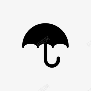伞保护防水图标图标