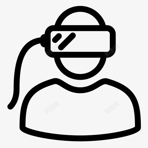 虚拟现实护目镜3doculus图标svg_新图网 https://ixintu.com 3d oculus 电子产品 虚拟现实 虚拟现实护目镜