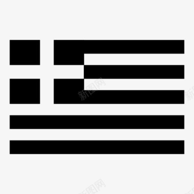 希腊国家国旗图标图标