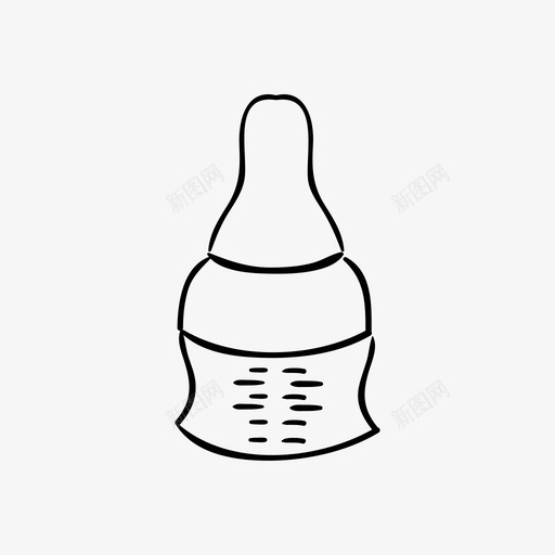 婴儿奶瓶美味牛奶图标svg_新图网 https://ixintu.com 婴儿奶瓶 宽 新生儿 牛奶 美味 药品