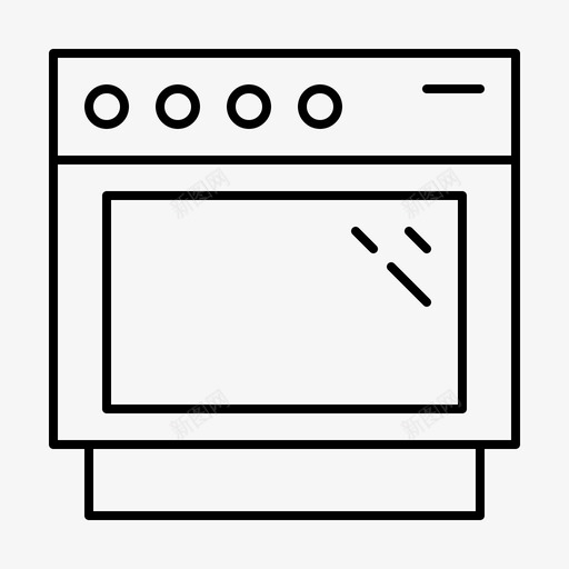 炉灶设备电子产品图标svg_新图网 https://ixintu.com 小工具 炉灶 电子产品 硬件 设备