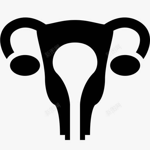 卵巢卵子妇女图标svg_新图网 https://ixintu.com 医学和健康铭文 卵子 卵巢 妇女 子宫