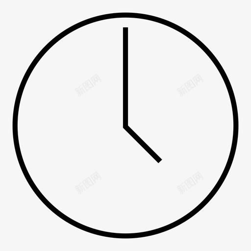 时钟小时计时器图标svg_新图网 https://ixintu.com 小时 挂钟 时钟 计时器 钟表时区