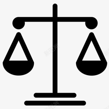 天平法院平等图标图标
