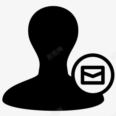 用户消息电子邮件配置文件图标图标