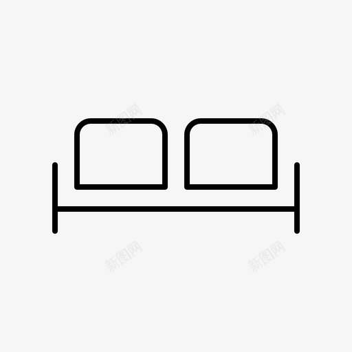 沙发氛围建筑图标svg_新图网 https://ixintu.com 室内 家具 建筑 最小家具 氛围 沙发