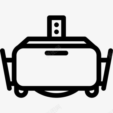 虚拟现实头盔游戏聚会图标图标