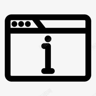 信息浏览器浏览器窗口在线活动图标图标