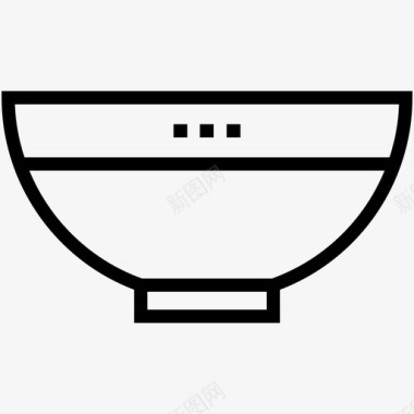 碗烹饪陶器图标图标