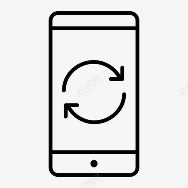 同步智能手机android手机图标图标