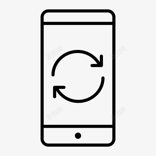 同步智能手机android手机图标svg_新图网 https://ixintu.com android iphone 同步智能手机 手机