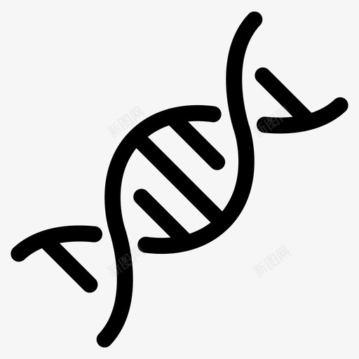 dna遗传学螺旋图标svg_新图网 https://ixintu.com dna 用户界面图标集 研究 科学 螺旋 遗传学