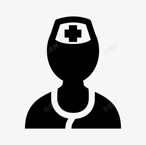护士医生医疗保健图标svg_新图网 https://ixintu.com 医生 医疗 医疗保健 医疗填充图标集 医疗帮助 医院 护士