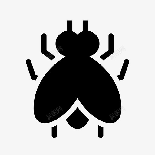 苍蝇肮脏昆虫图标svg_新图网 https://ixintu.com 动物和自然雕文 害虫 昆虫 肮脏 苍蝇