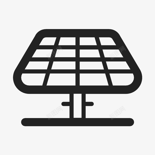 太阳能板光伏可再生能源图标svg_新图网 https://ixintu.com 光伏 可再生能源 太阳能 太阳能板