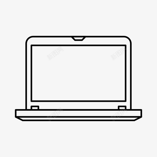 笔记本电脑屏幕图标svg_新图网 https://ixintu.com 屏幕 电脑 笔记本