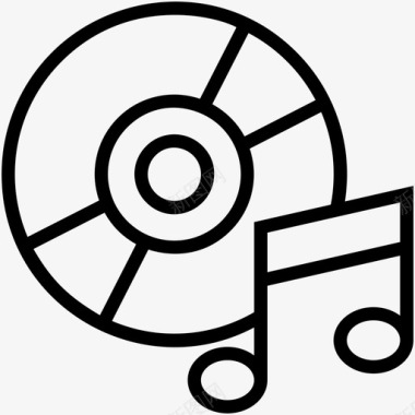 音乐cd相册音频光盘图标图标