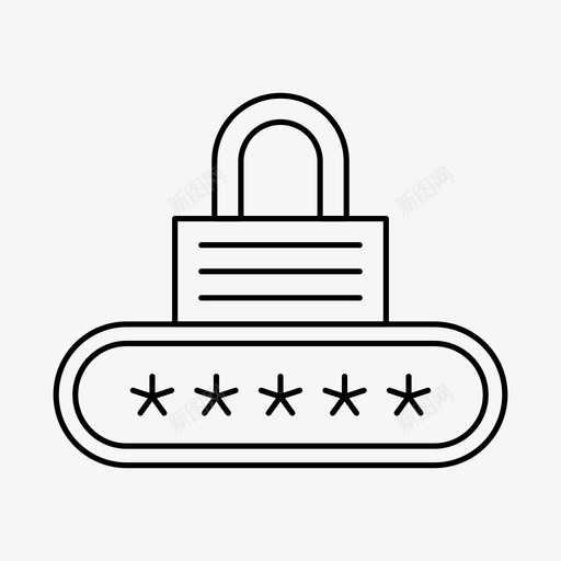身份验证密钥密码图标svg_新图网 https://ixintu.com 安全 密码 密钥 身份验证