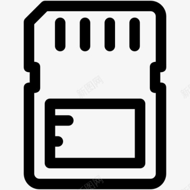 存储卡数据存储内存存储图标图标