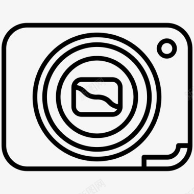 袖珍相机设备照片图标图标