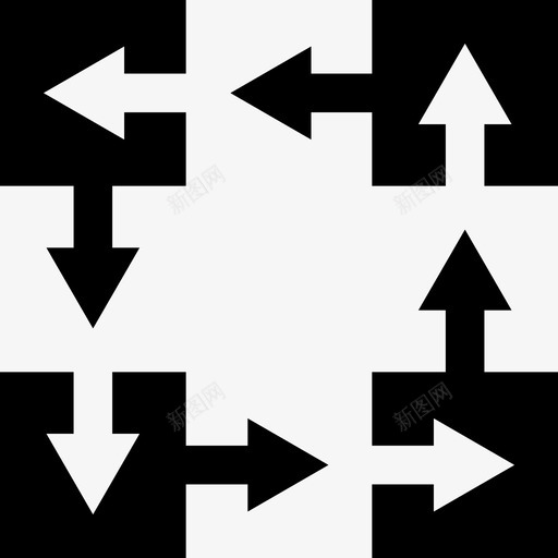 过程流程方法图标svg_新图网 https://ixintu.com 方法 步骤 流程 过程