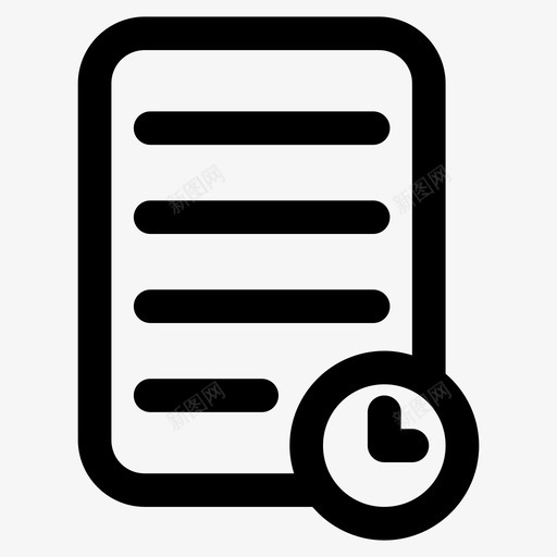 等待文件1装载图标svg_新图网 https://ixintu.com 1 活页 等待文件 纸张 装载