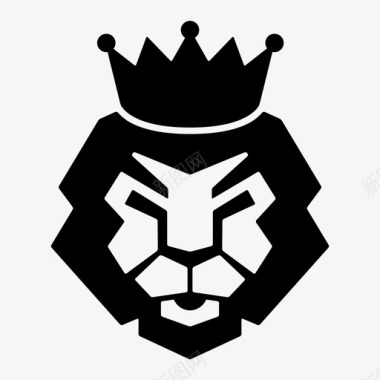 狮子王王冠头图标图标