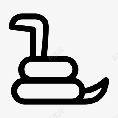 蛇眼镜蛇蛇油图标图标