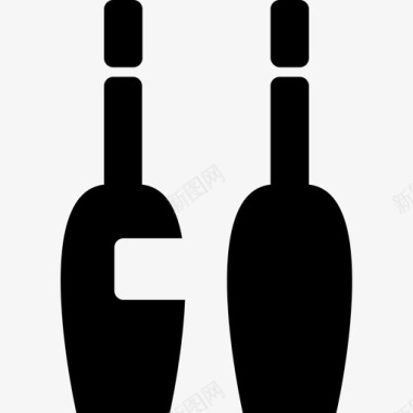 瓶子酒香槟图标图标