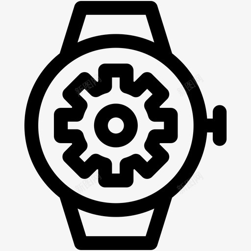 智能手表警报齿轮图标svg_新图网 https://ixintu.com 声音 手表 手表设置 搜索引擎优化和营销可爱的图标 智能手表 智能手表应用程序 海洋 警报 齿轮