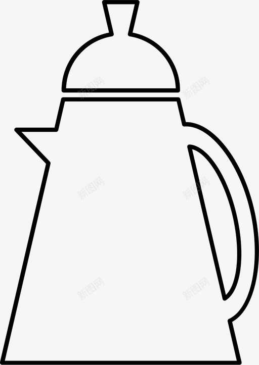 滤器咖啡因咖啡图标svg_新图网 https://ixintu.com 咖啡 咖啡因 咖啡店 咖啡机 滤器