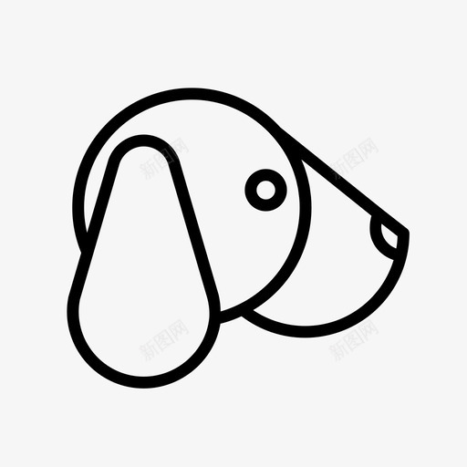 狗动物模块化图标svg_新图网 https://ixintu.com 动物 圆形 模块化 狗 简单