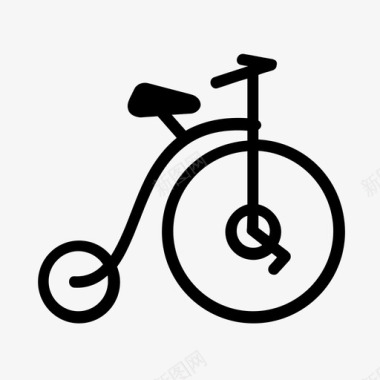 自行车小丑骑马图标图标