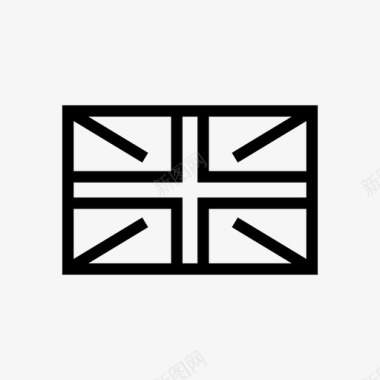 大不列颠国家旗帜图标图标