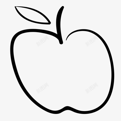 苹果樱桃水果图标svg_新图网 https://ixintu.com 手写 手绘 樱桃 水果 苹果