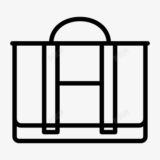 信使包行李公文包图标svg_新图网 https://ixintu.com 信使包 公文包 包 工作包 行李