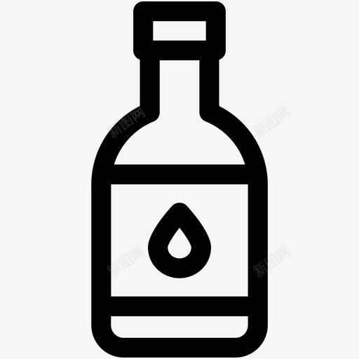 油瓶乳液橄榄油图标svg_新图网 https://ixintu.com 乳液 橄榄油 水疗护理 油瓶 美容和水疗可爱的图标