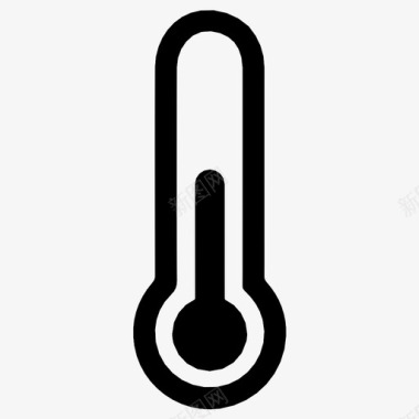 温度计摄氏度法伦海特图标图标