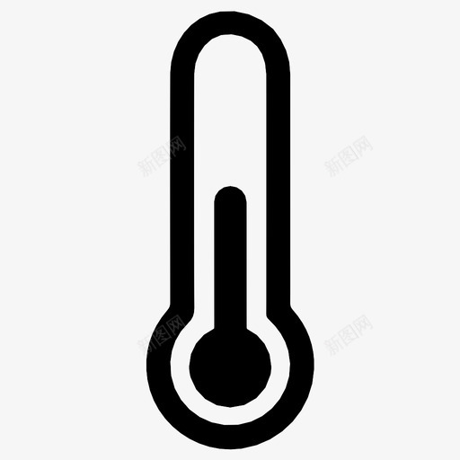 温度计摄氏度法伦海特图标svg_新图网 https://ixintu.com 天气 摄氏度 法伦海特 温度 温度计