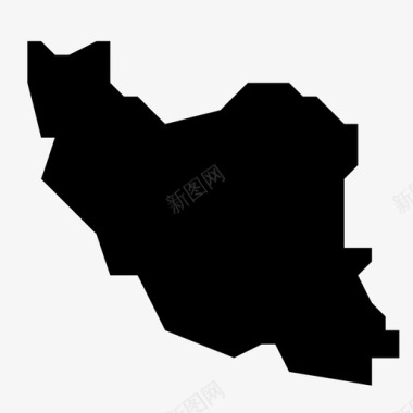 伊朗国家东部图标图标