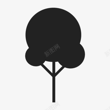 树乔木灌木图标图标
