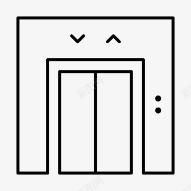 电梯城堡假日图标图标