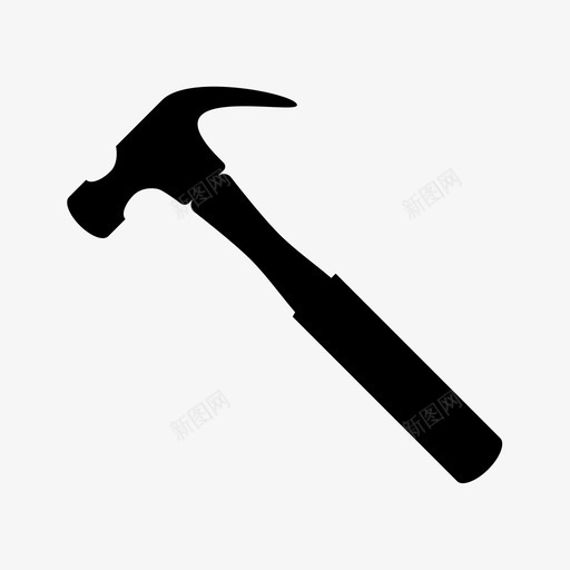 锤子羊角锤工具图标svg_新图网 https://ixintu.com 工具 羊角锤 锤子