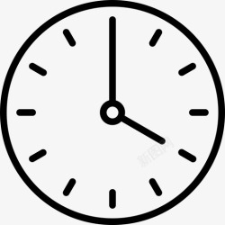 四点钟下午四点钟面图标图标