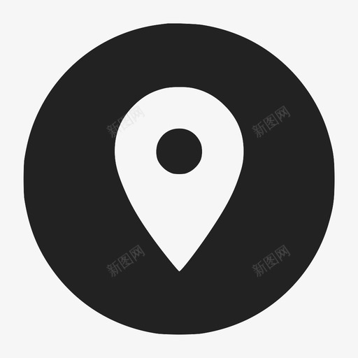 地图地点否图标svg_新图网 https://ixintu.com gps 位置 保留 否 地图 地点 导航 已售出 粗体 金色