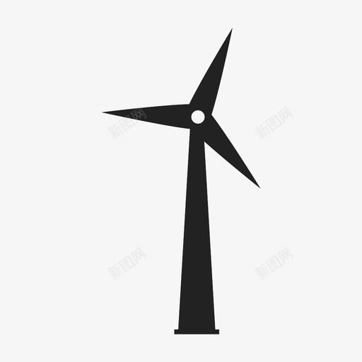 风机风向标风车图标svg_新图网 https://ixintu.com 风向标 风机 风车